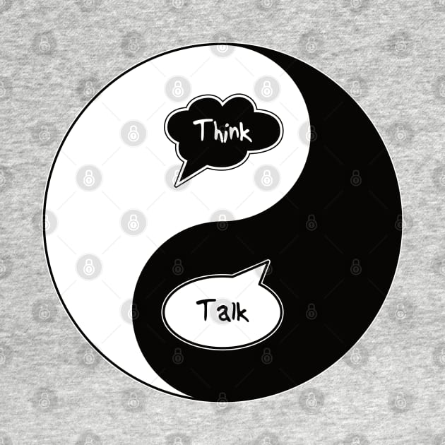 Think - Talk as Yin - Yang by Best gifts for introverts